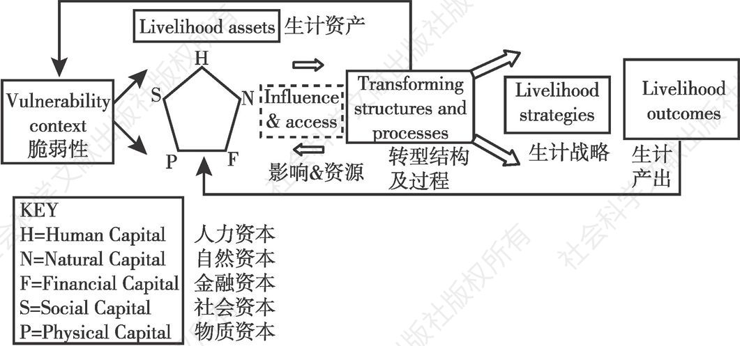图1-1 可持续生计框架