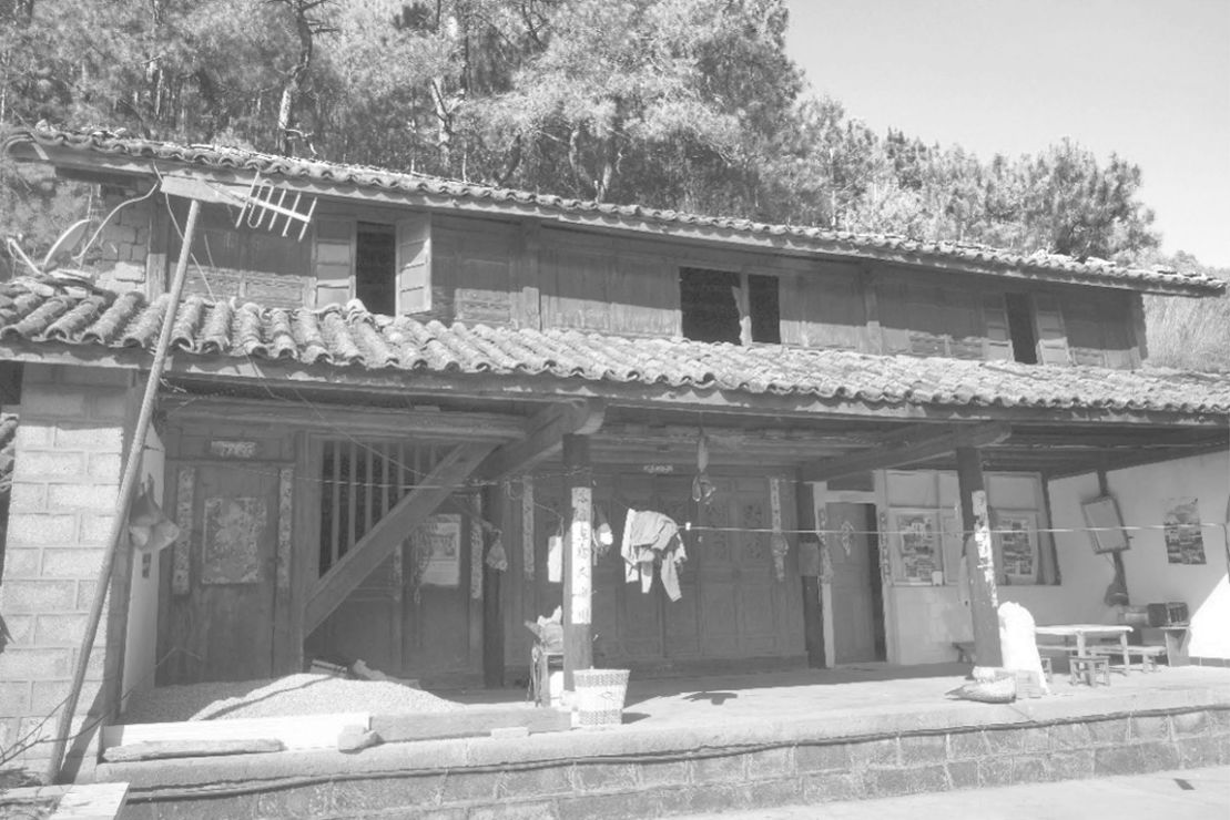 图1-10 河源村普通的白族住宅