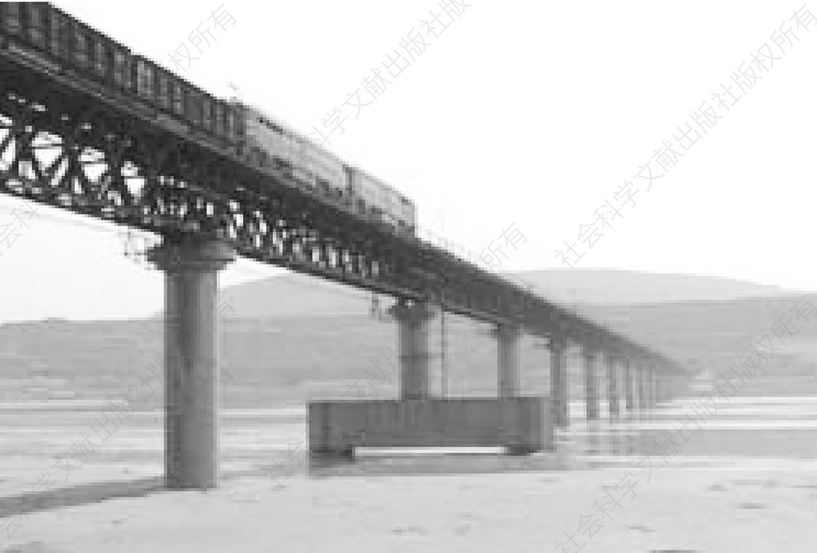 图3-1 风陵渡黄河铁路大桥