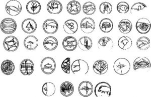 图3-2 双墩文化陶符