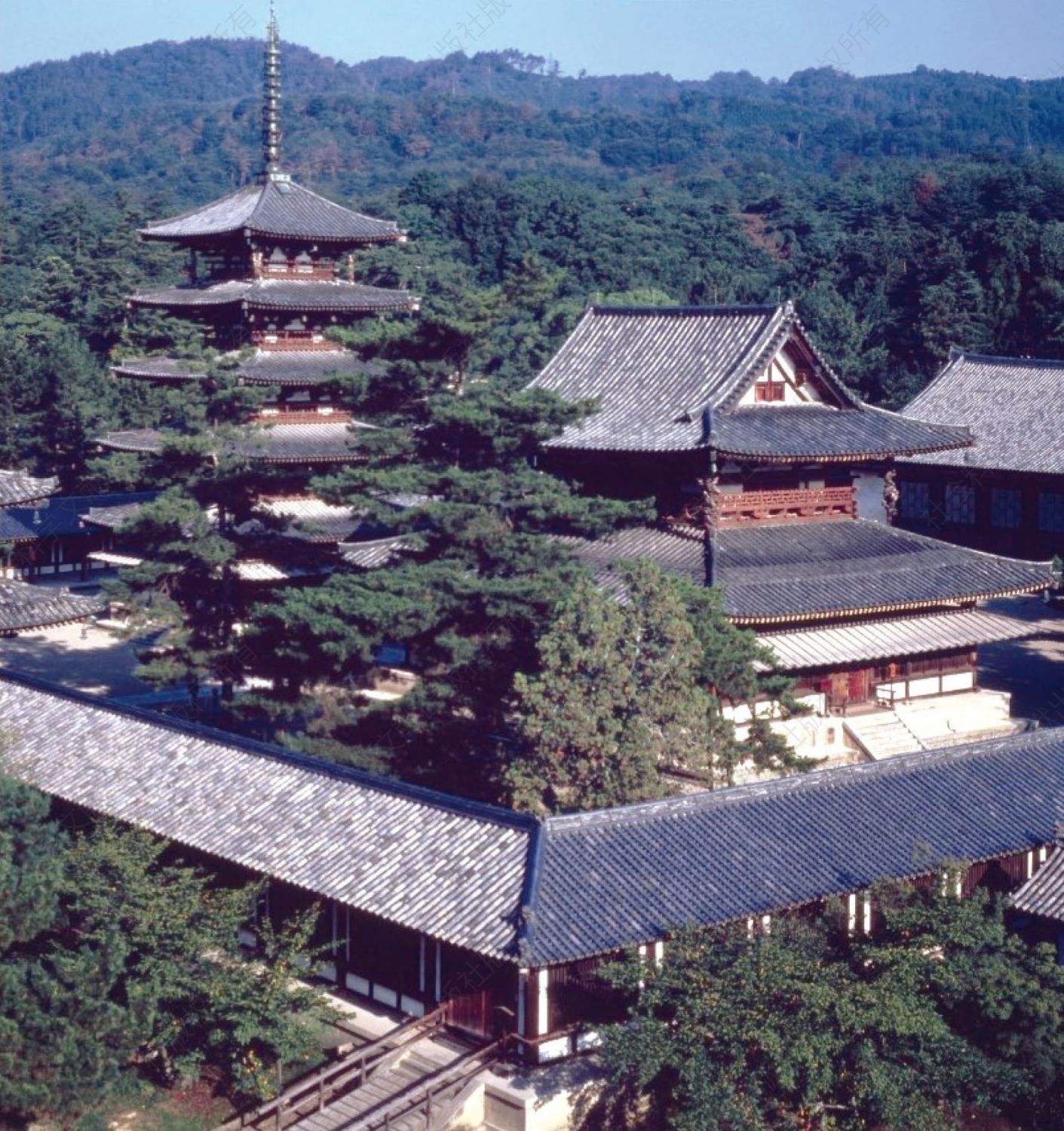 日本奈良法隆寺