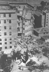 1946年7月22日，爆炸后的大卫王饭店