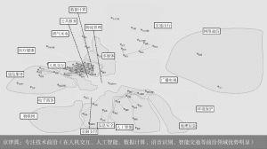 图16-9 京津冀地区信息服务技术创新概念分布