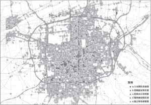 图12-7 西安市文创空间分布区位与城市活力地区的叠加分析