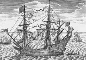 “黄金雄狮”号：典型的英式盖伦帆船