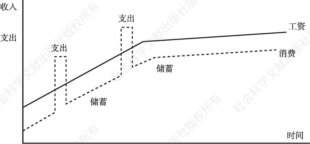 图2-7 中国居民的消费和储蓄行为模式