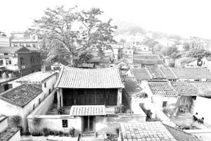 图32 黄氏小宗与中华路一带的闽南民居是鼓浪屿目前保存完好的闽南古厝建筑群