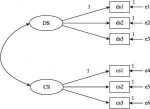 图5-12 战略变量验证性因子分析模型