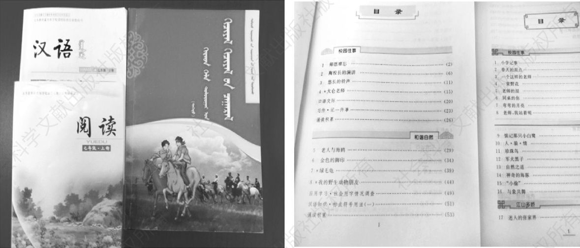图2 学生汉语文教材及教辅资料