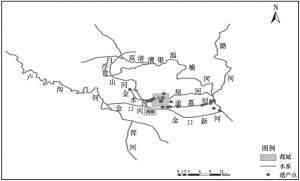 图9 北京地区元代水系示意