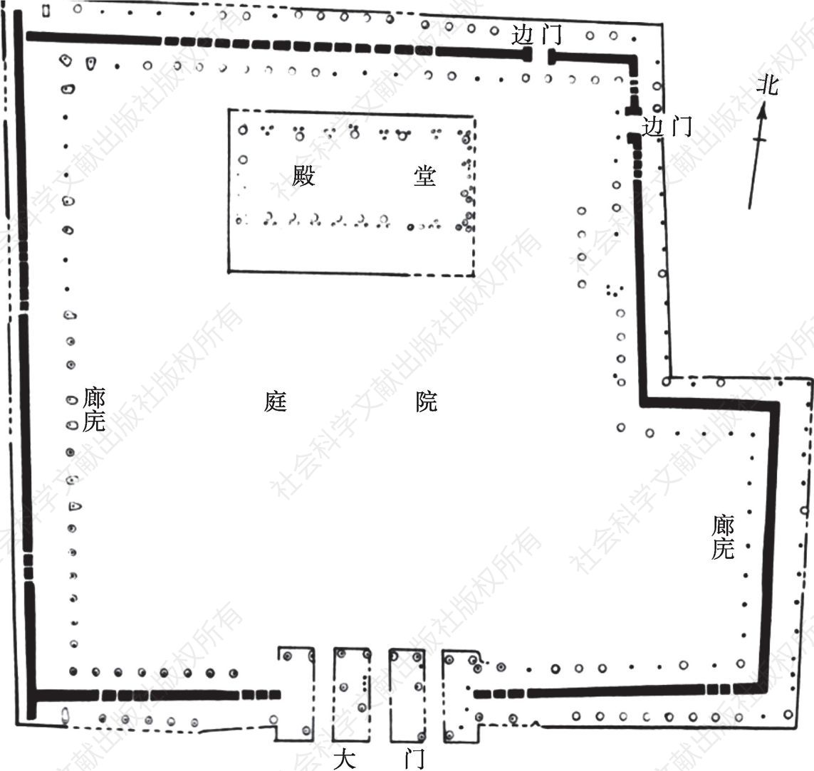 图4 二里头一号宫殿遗址平面图