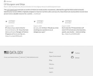图13-5 美国数据开放平台——GitHub链接