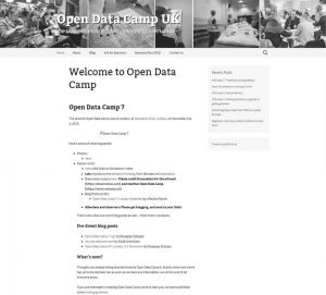 图14-5 “数据开放营”（Open Data Camp）首页