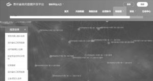 图21-3 贵州省政府数据开放平台开放图谱