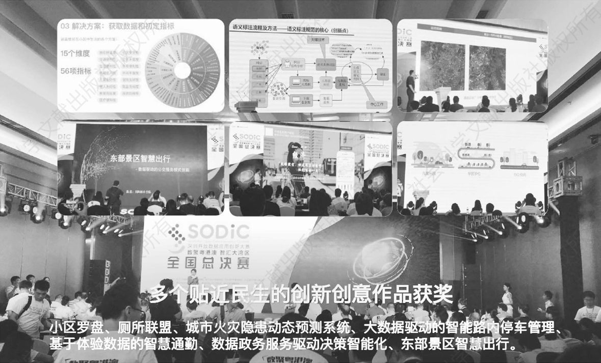 图22-10 2019年深圳开放数据应用创新大赛部分获奖作品