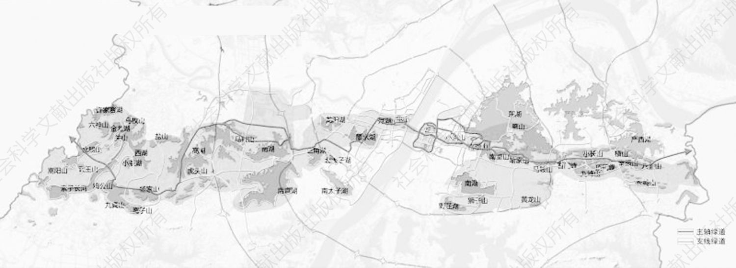图4 国家人文绿道（武汉段）示意