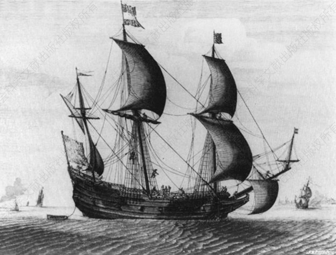 三桅商船。这是17世纪荷兰造船师的杰作。