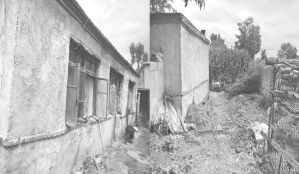 图1-1 2017年梅杖子村一贫困家庭的房屋情况（两侧）