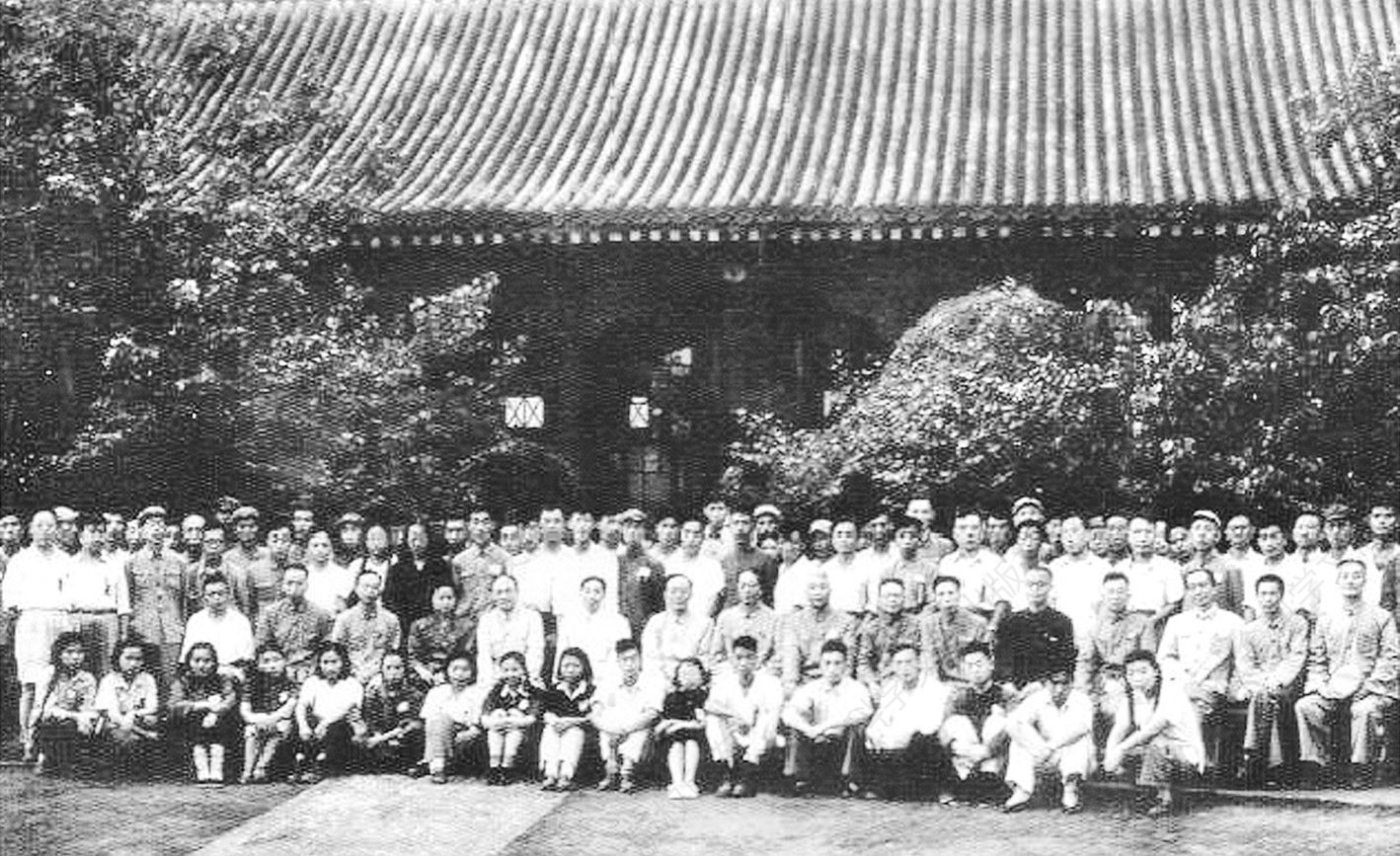 1952年第一届考古训练班开学典礼合影（局部）