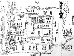 图1 康熙年间临清州城图