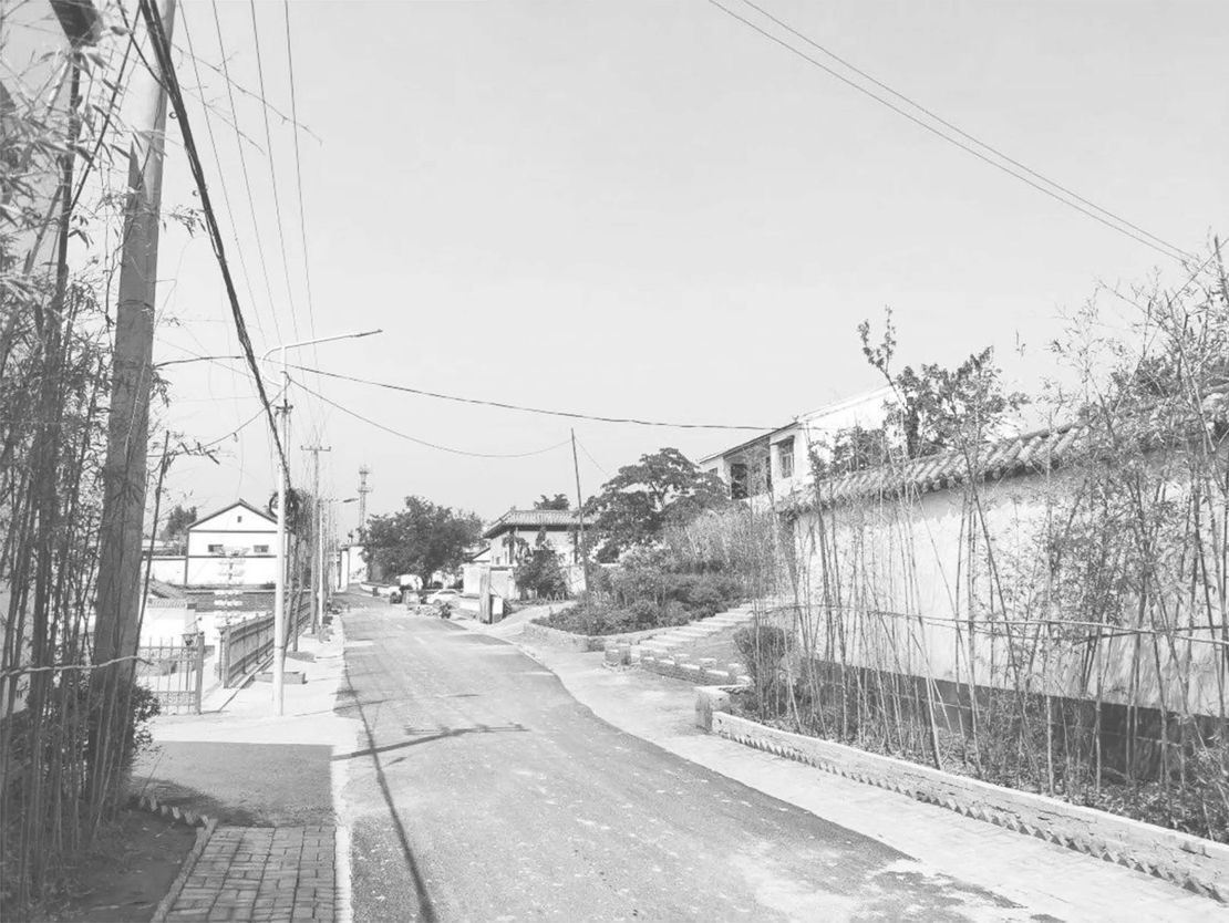 图3-2 双台村修缮后的道路