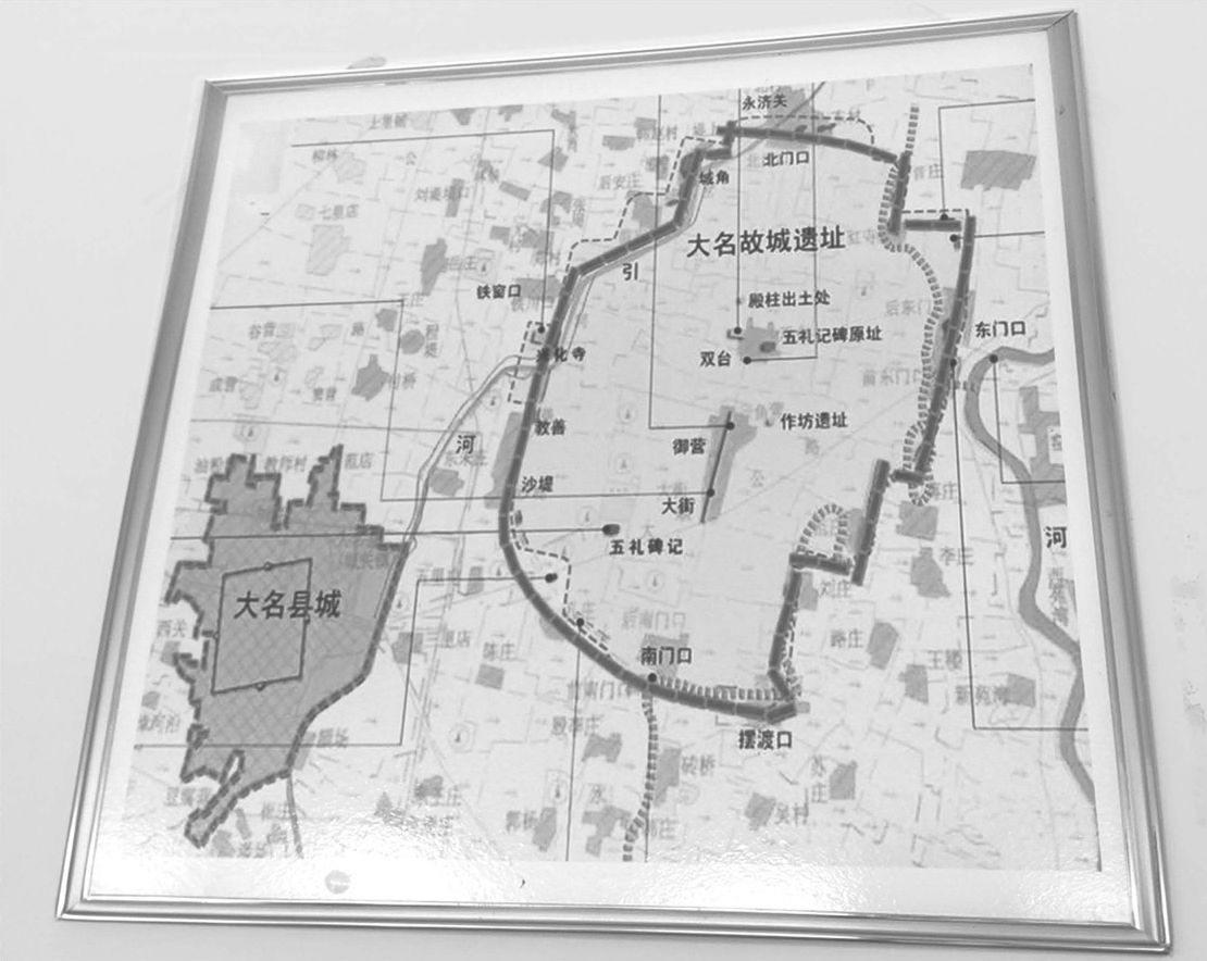 图3-5 大名府故城遗址位置