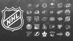 图1 NHL标志及各俱乐部队徽