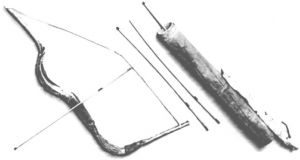 图1 东汉时期弓箭及箭筒