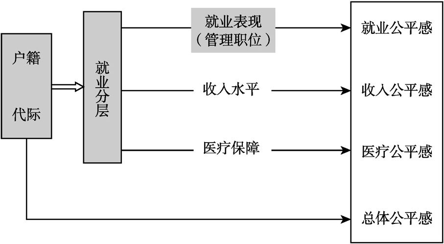 图3-6 户籍-世代-教育与管理职位研究思路