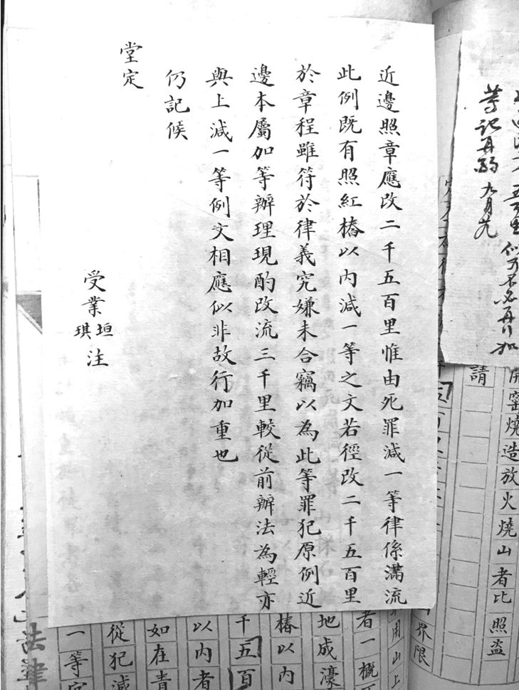 图1-7 仁井田文库《读例存疑》稿本书影