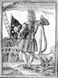 图61 1725年版约翰逊的《海盗通史》中描绘的斯特德·邦尼特