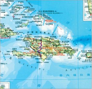 多米尼加行政区划图
