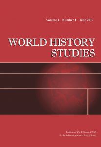 World History Studies Volume 4 Number 1 June 2017