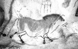 法国拉斯科洞窟中的野马壁画（约公元前15000至公元前10000年）