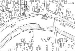 图5 张秋镇码头位置示意