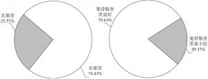 图5-8 湖南省乡村网络宽带及宽带服务质量