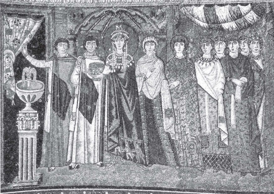 图5 圣维塔（拉文纳）教堂中的狄奥多拉镶嵌画
