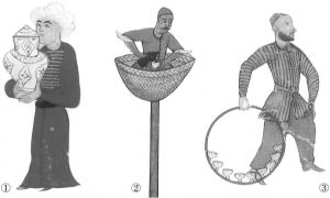 图4 《庆典实录》插图描绘中国瓷器的使用情况