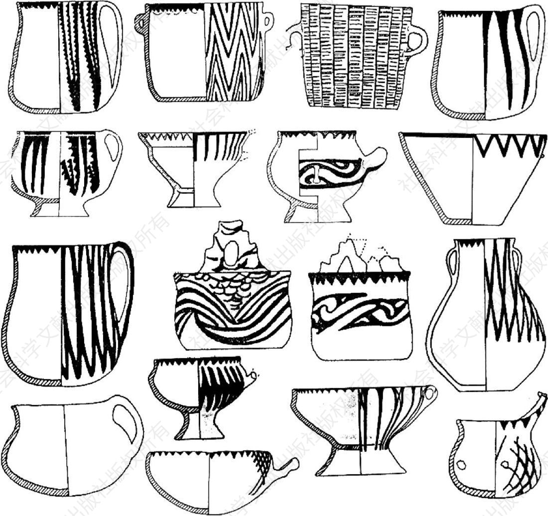 图2 吐鲁番盆地洋海文化彩陶
