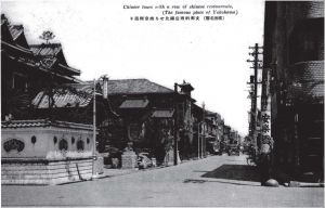 ·彩图10· 1935年的一张明信片中的平安楼（左）与万新楼（右）。