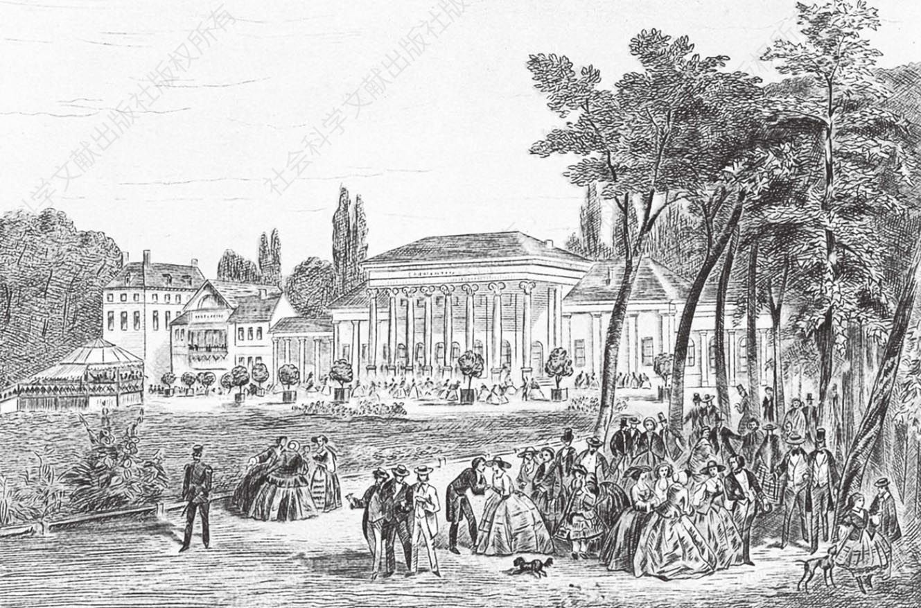 巴登-巴登赌场，1855年前后