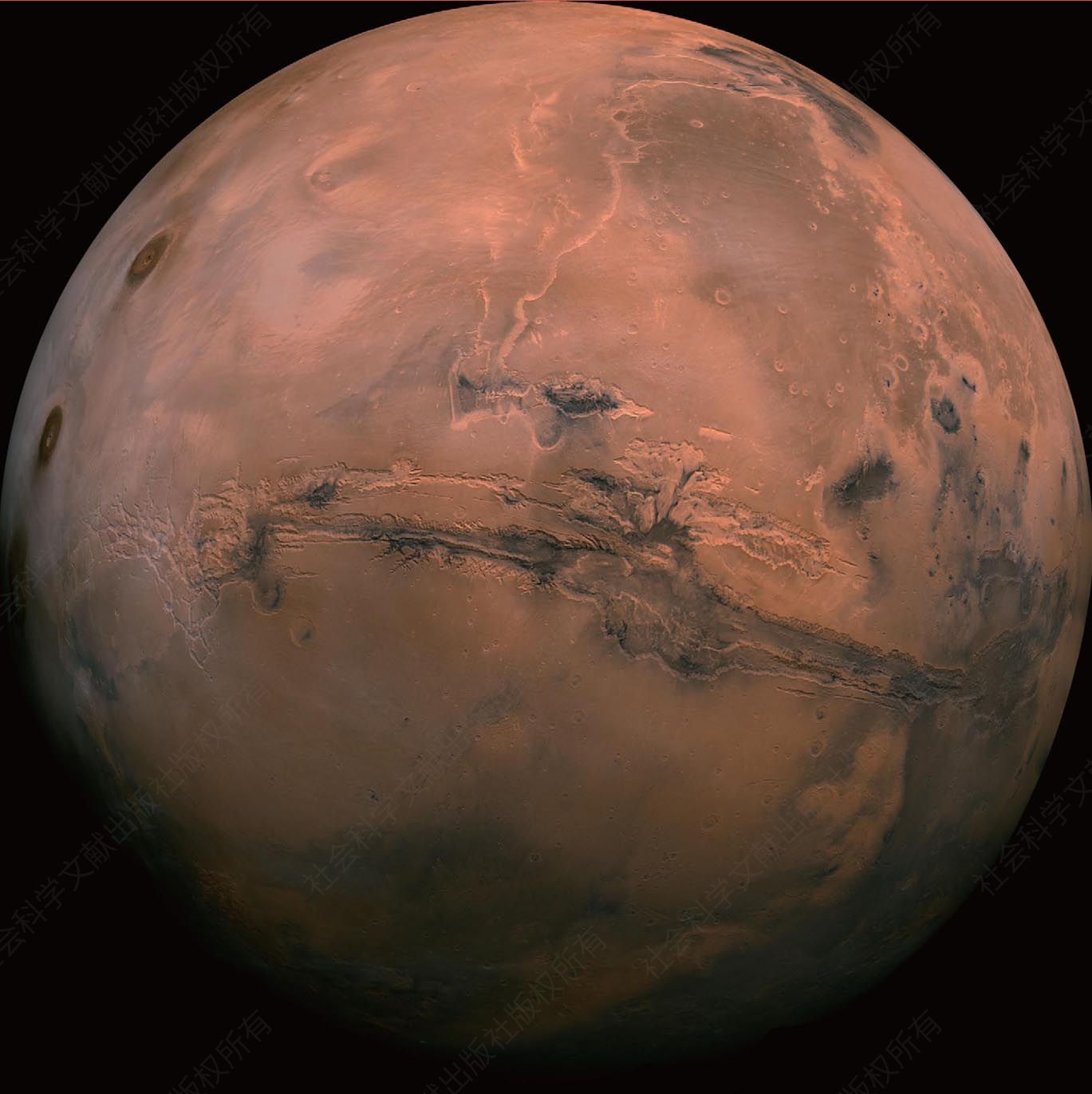 “海盗号”轨道器拍摄到的火星
