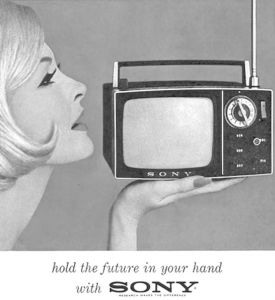 索尼便携电视广告，20世纪60年代
