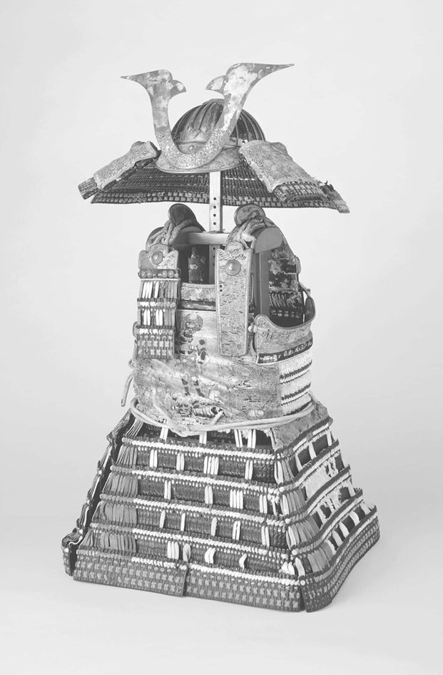 武士铠甲与头盔,14世纪中期<br/>纽约大都会博物馆,巴什福德·迪安(Bashford Dean)捐赠,1914