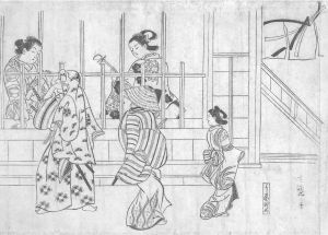 菱川师宣《吉原风俗图卷》，17世纪