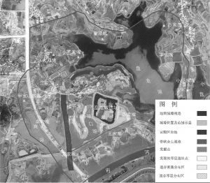 图1 盘龙城遗址卫星影像