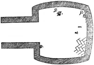 图4.49 湖南常德墓葬平面图