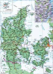 丹麦行政区划图