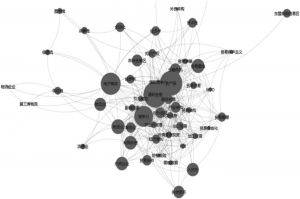 图3 2007～2011年的关键词共现网络图