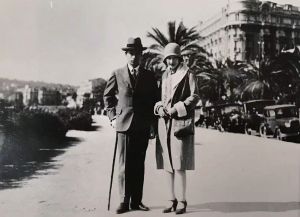 1930年代初顾维钧与黄蕙兰在欧洲